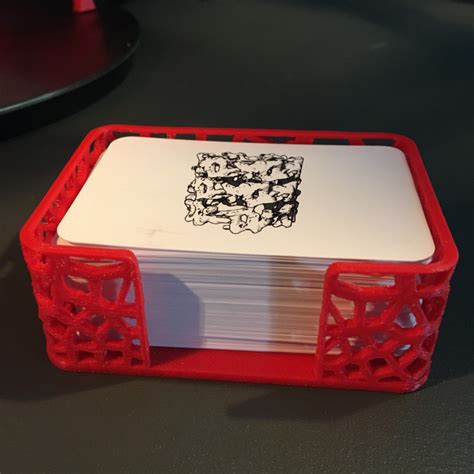 3d printable business card stand.